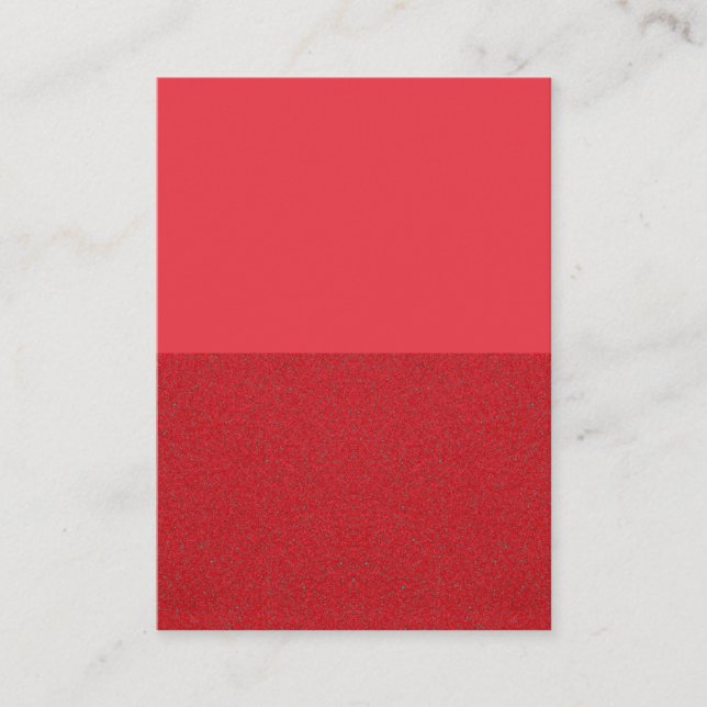 Carte d'appel Tomato Red Noise - Personnalisable (Devant)
