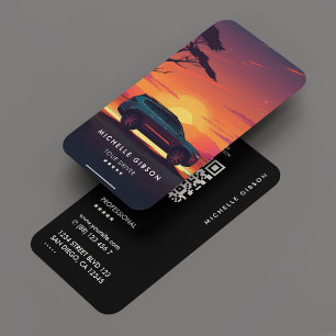 Carte D'appel Transport Taxi Guide Tour Guide Minimal