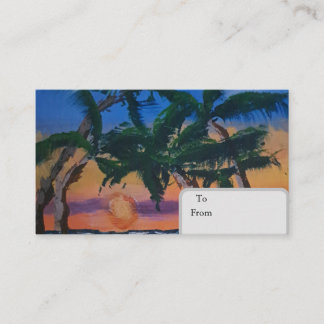 Carte D'appel Tropical card