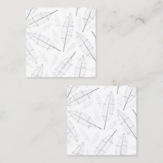 Carte D'appel un cadre noir avec un arrière - plan blanc avec de (Devant / Derrière)