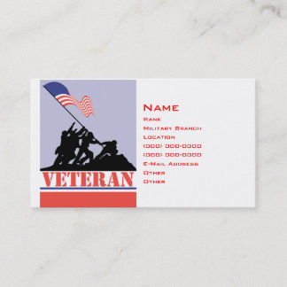 Carte D'appel Vétéran militaire