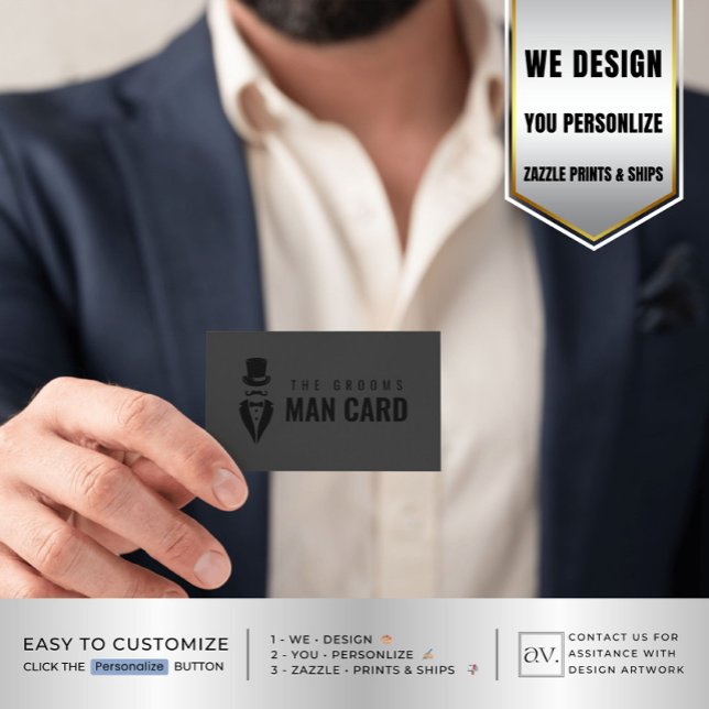 Carte D'appel Vintage Gent GROOMSMAN Demande Drôle Proposition (Créateur téléchargé)