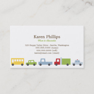 Carte D'appel Vroom Vroom Voitures Fiches