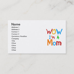 Carte D'appel WOW Je suis une maman T-shirts et GIfts