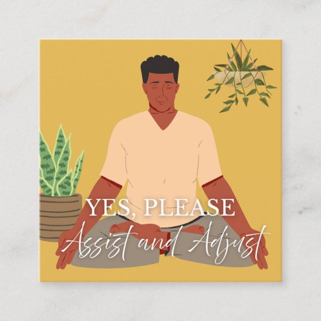 Carte D'appel Yoga Assist Cards (Devant)