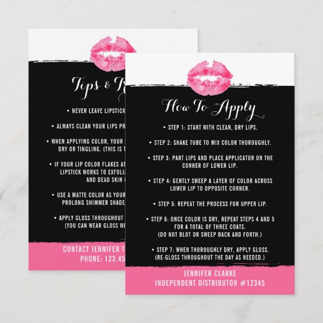 Carte d'application/bouts de distributeur de rouge (Devant / Derrière)