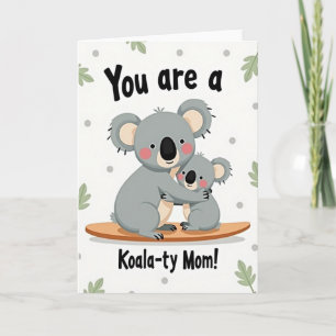 Carte d'appréciation pour les mamans Speckled Bear