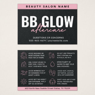 Carte d'après-garde Premium Rose BB brillant