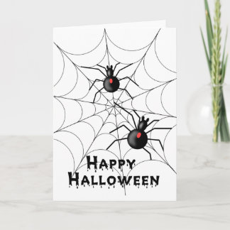 Carte d'araignées de Halloween - tba