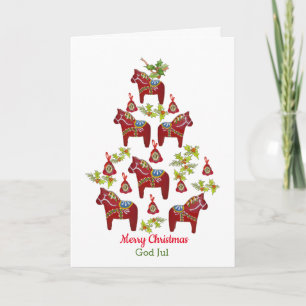 Carte d'arbre de Noël Dala's and Dogs