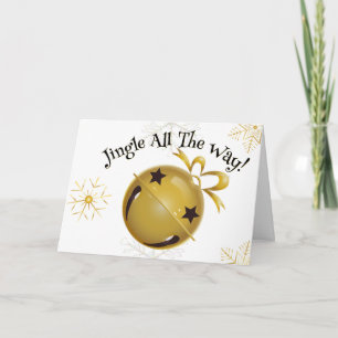Carte d'argent de Noël