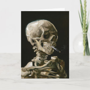 Carte Dark Academia Van Gogh Squelette Esthétique
