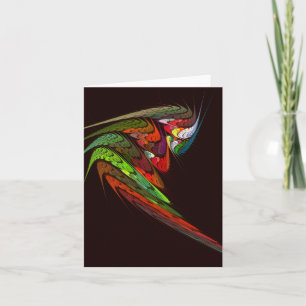 Carte d'art Abstrait Chameleon