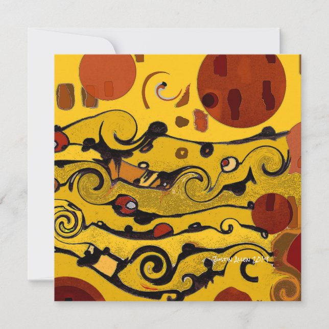 Carte d'art Abstraite (Devant)