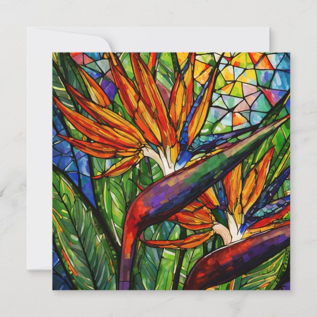 Carte d'art aloha hawaïenne vierge (Devant)