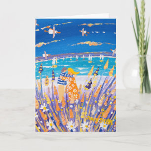 Carte d'art : Amour sur la plage