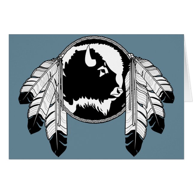 Carte d'art autochtone Carte d'art faunique des Pr (Devant horizontal)