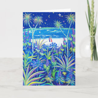 Carte d'art : Beach Cottage Garden Love