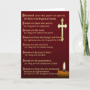 Carte d'art Beatitudes