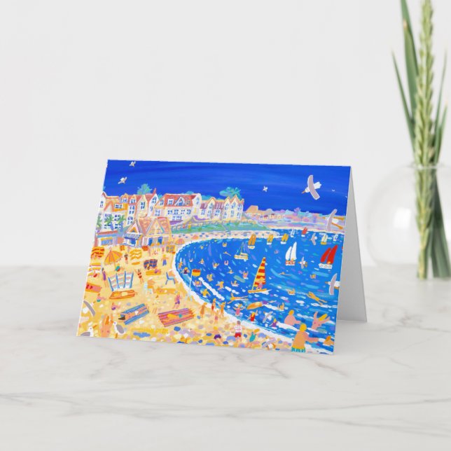 Carte d'art : Café de plage de Gylly. Amusement (Devant)