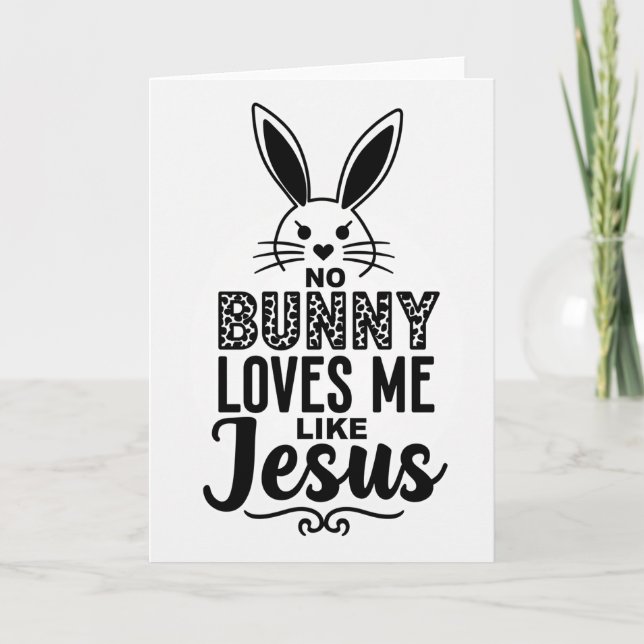 Carte d'art créative Bunny Love (Devant)