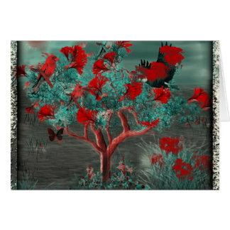 Carte d'art d'arbre