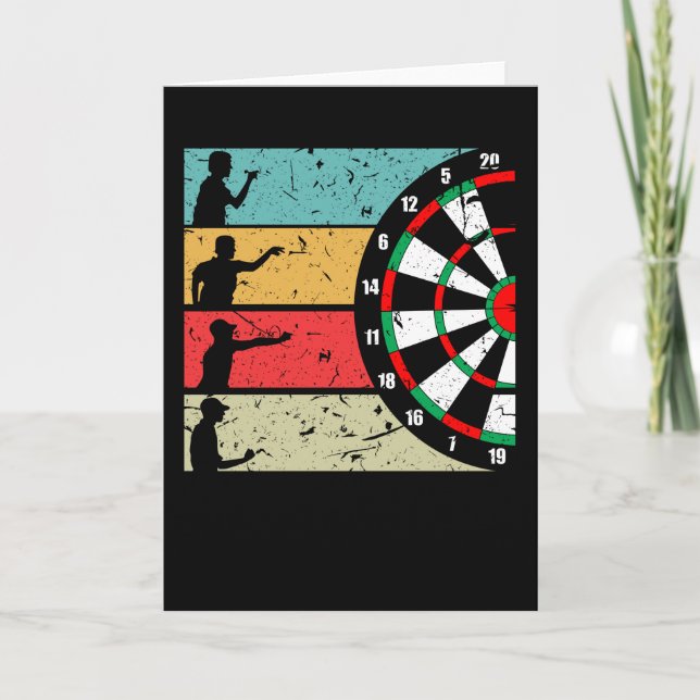 Carte Dart Darts Dartboard Sports Dartboard Cadeau (Devant)