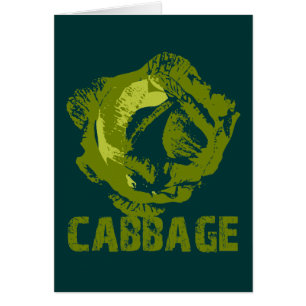 Carte d'art de bruit de chou