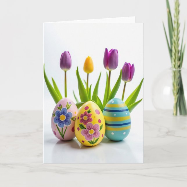 Carte d'art de célébration de printemps (Devant)