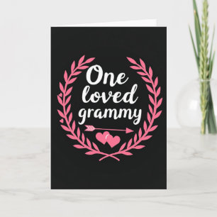 Carte d'art de couronne aimée Grammy