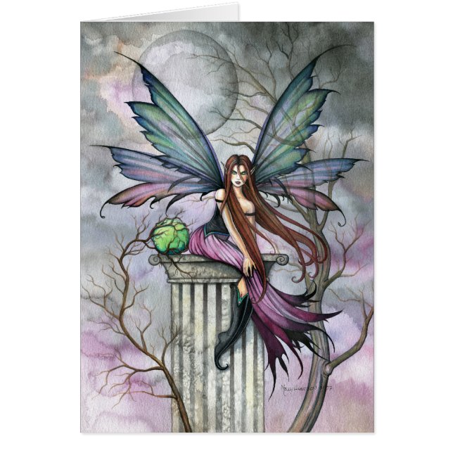 Carte d'art de fée de fantasy gothique (Devant)