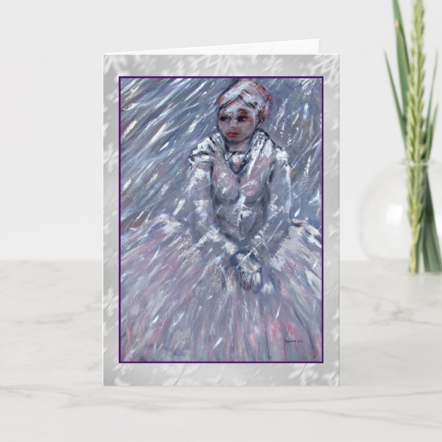Carte d'art de la Reine de neige (Devant)