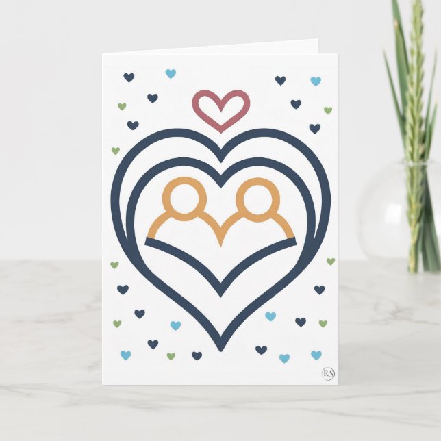 Carte d'art de la Saint-Valentin (Devant)
