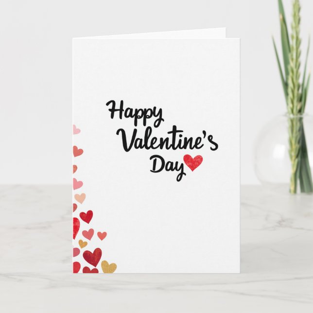 Carte d'art de la Saint-Valentin (Devant)