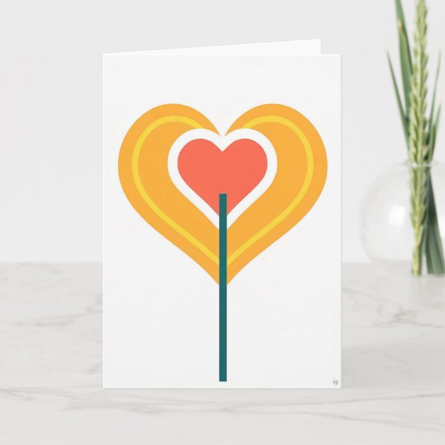 Carte d'art de la Saint-Valentin (Devant)