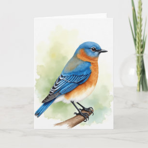 Carte d'art de l'oiseau lumineux