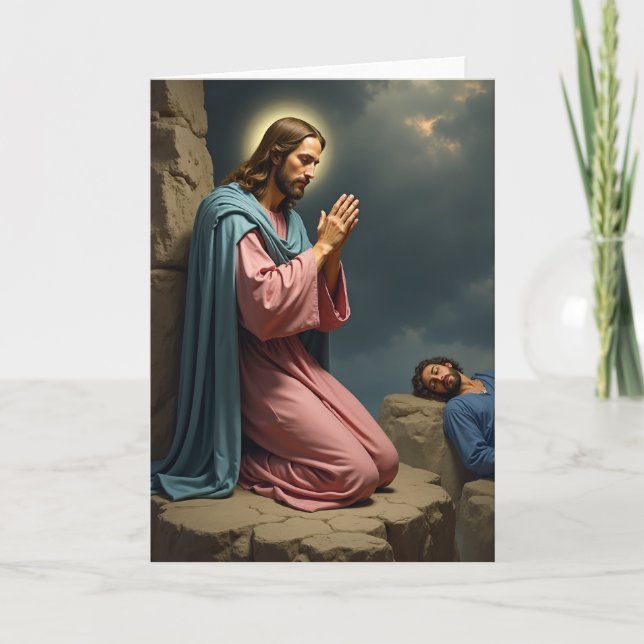 Carte d'art de réflexion prière (Devant)