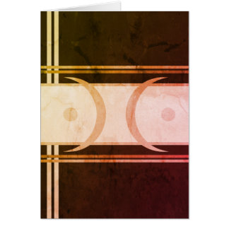 Carte d'art de "rouille"