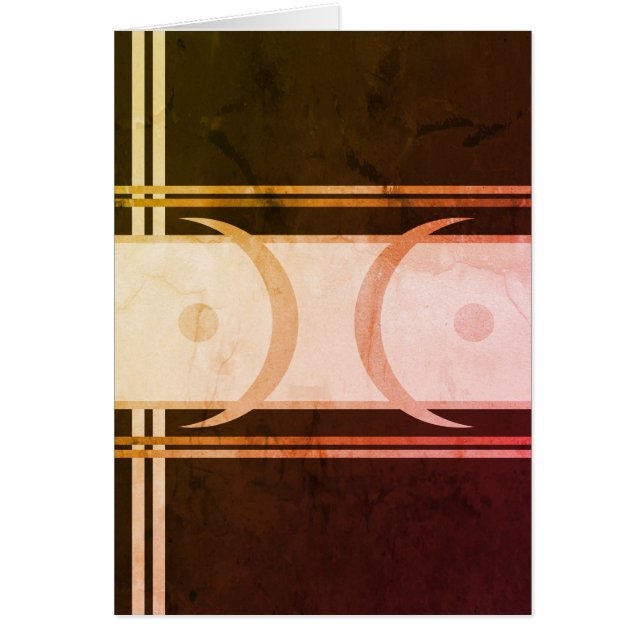 Carte d'art de "rouille" (Devant)