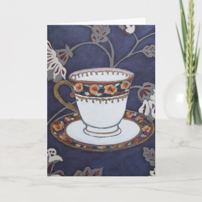 Carte d'art "de tasse de pensée" (Devant)