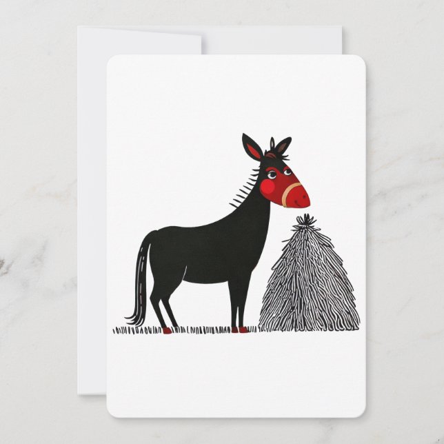 Carte d'art Donkey (Devant)