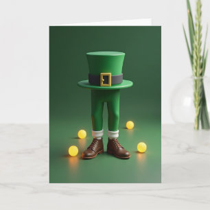 Carte d'art du lutin chanceux