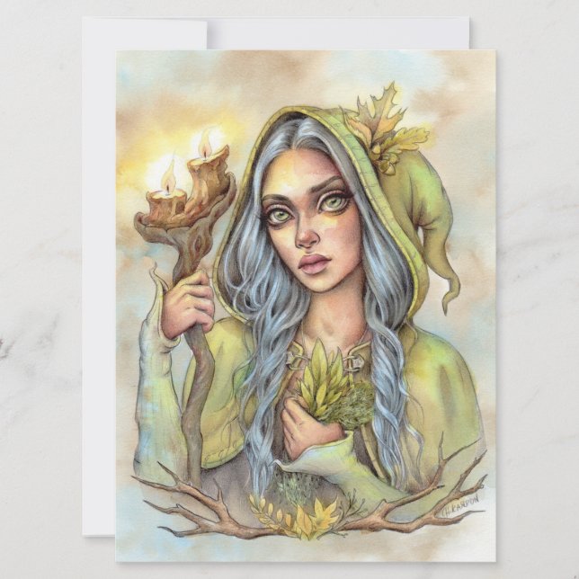 Carte d'art Fae Enchantress pour Imaginaire Woodla (Devant)