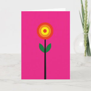 Carte d'art floral lumineuse