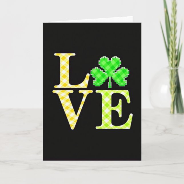 Carte d'art graphique Lucky Love (Devant)
