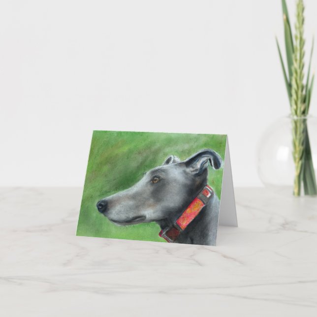 Carte d'art Greyhound (a53) (Devant)