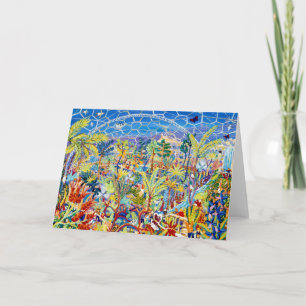 Carte d'art : Jardin d'Éden. Le projet d'Éden, R-U