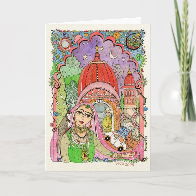 Carte d'art - Le cadeau (Devant)