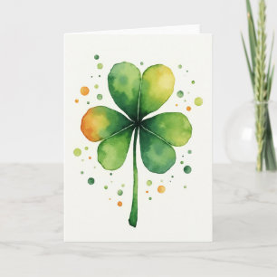 Carte d'art Lucky Shamrock