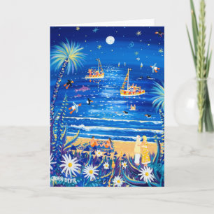 Carte d'Art : Lumière de la Lune et Amour.